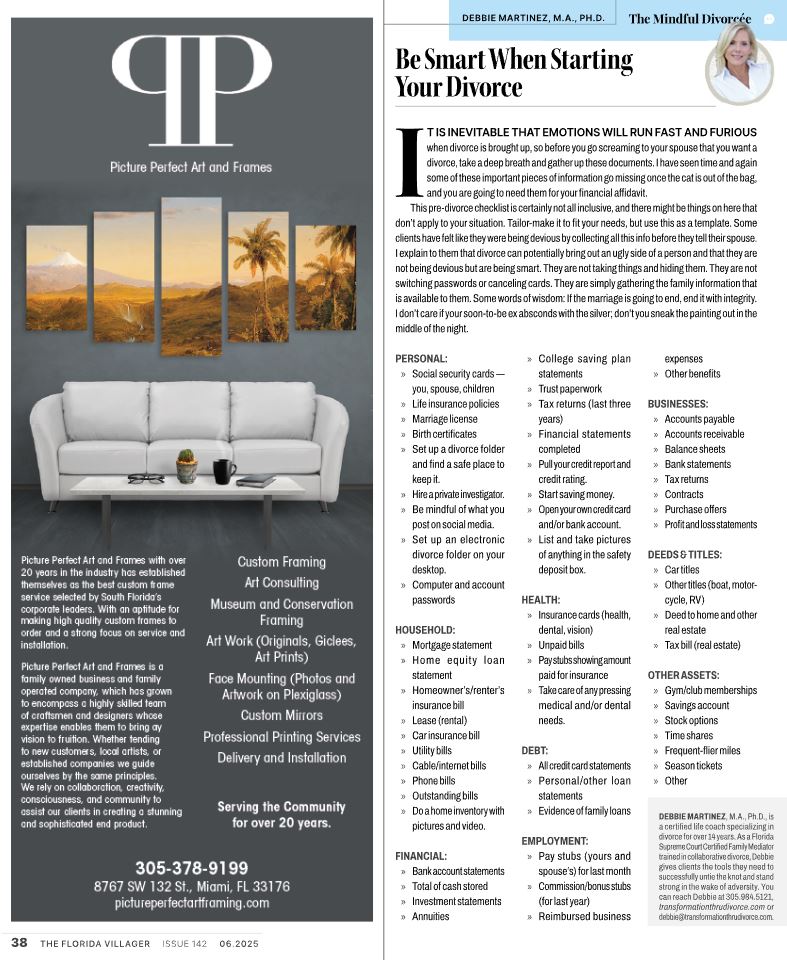 Be Smart When Starting Your Divorce